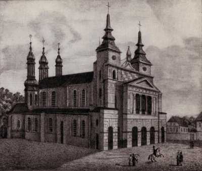 (1842) Katedra od północnego-zachodu