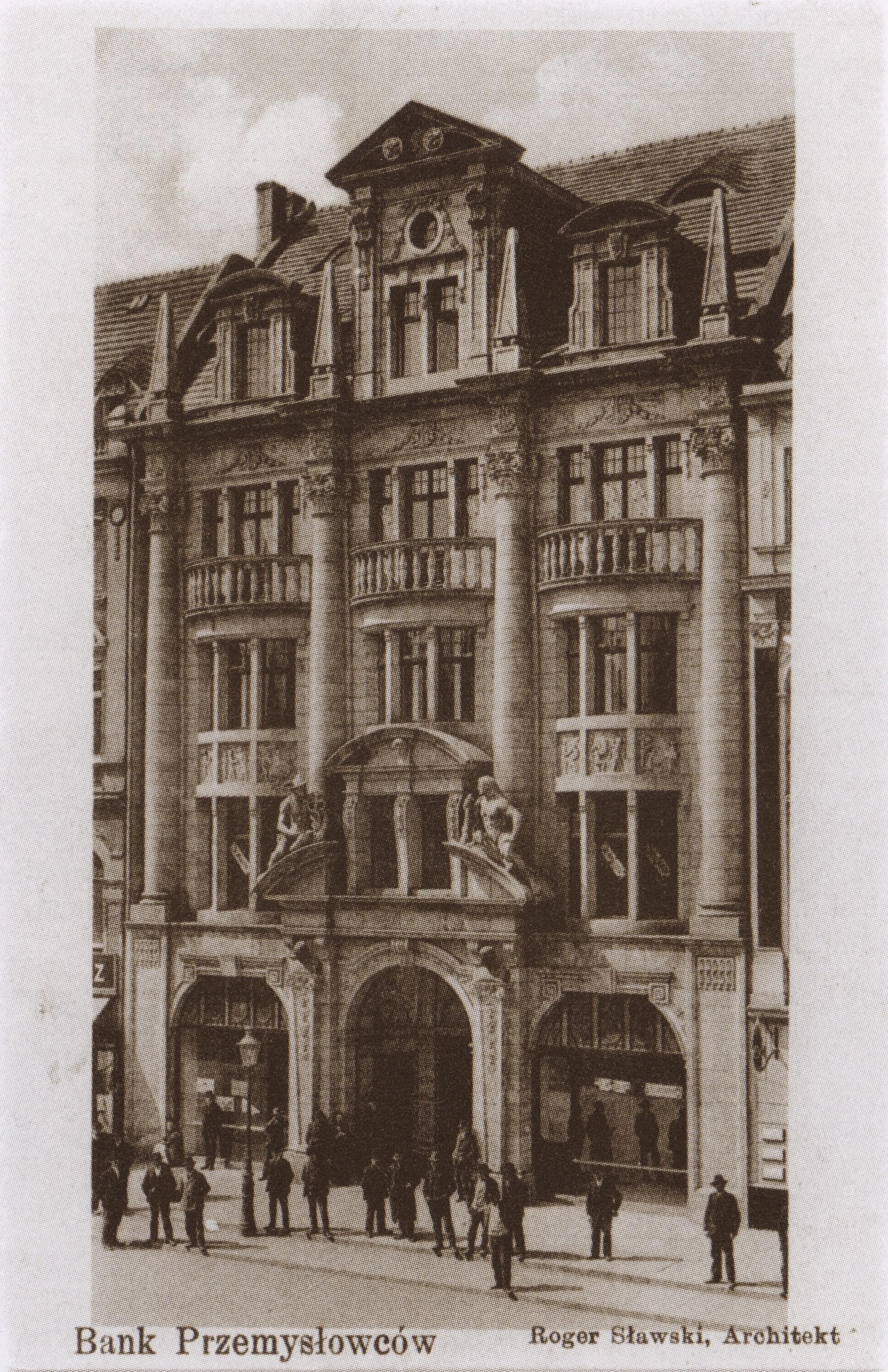 (1919-1939) Bank Przemysłowców na Starym Runku. Dzisiaj budynek Brovarii.