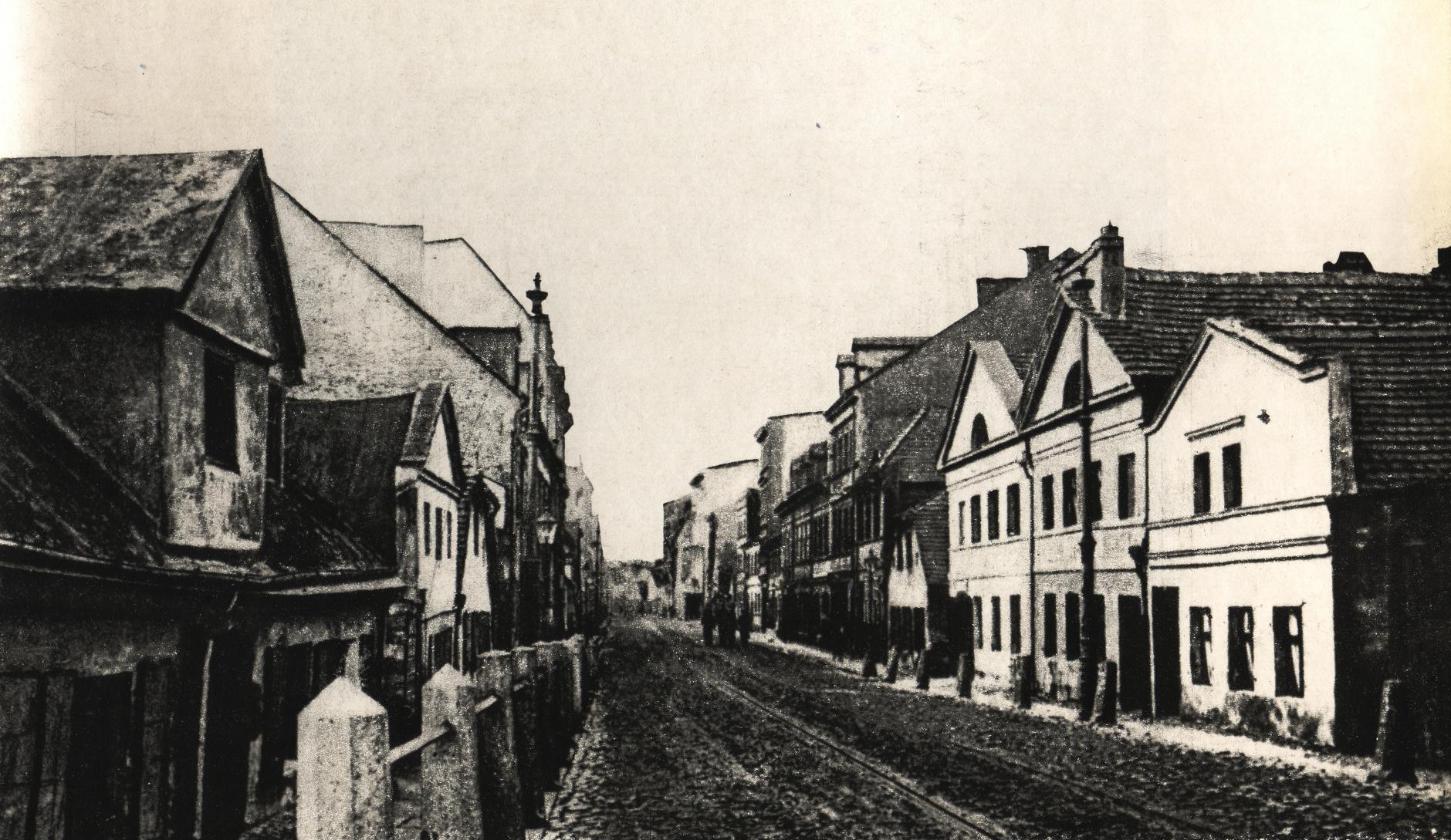(1890-1900) Chwaliszewo przed całkowitą przebudową na początku XX wieku.