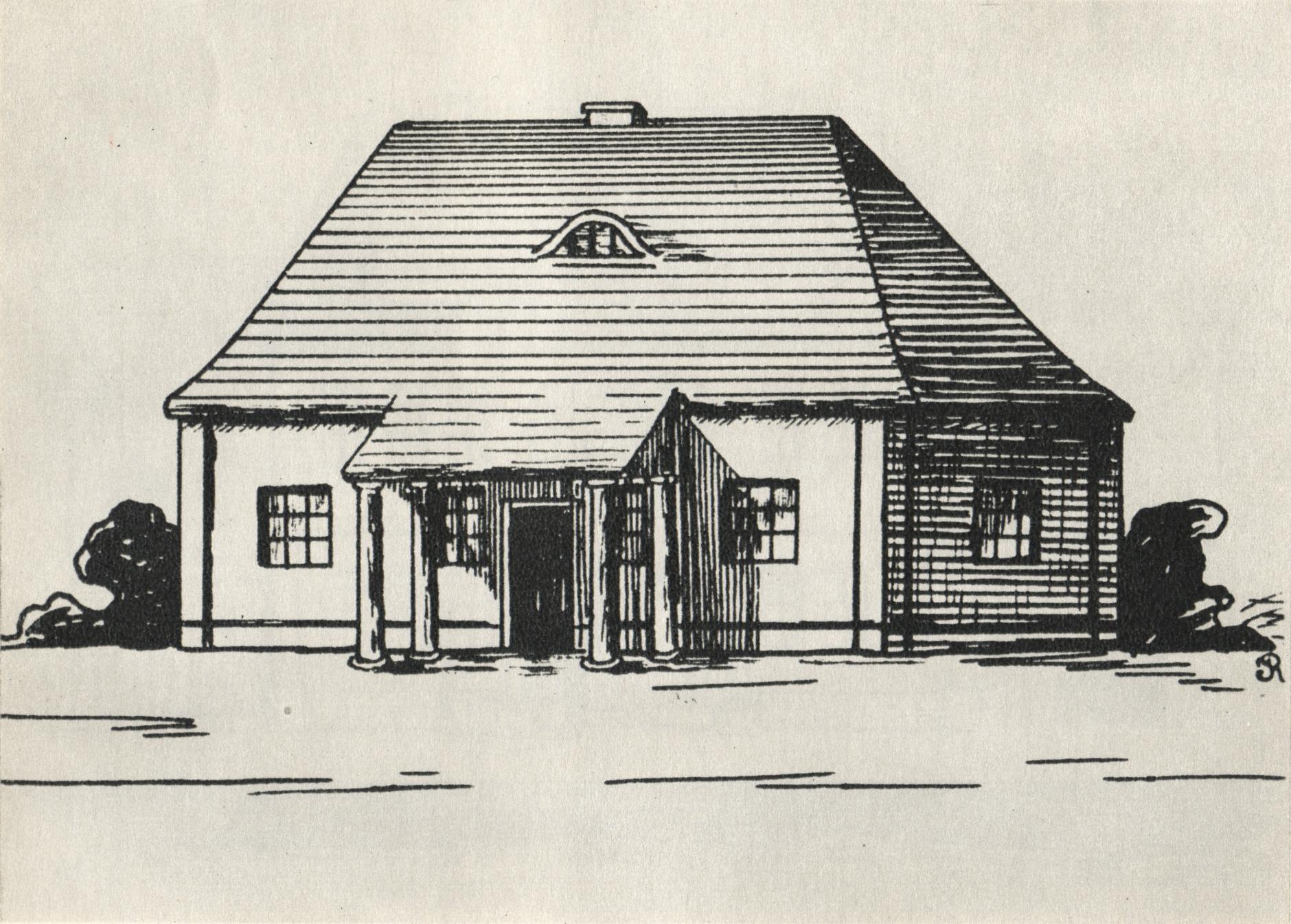 (1830-1840) Dworek Luedkego przy ul. Królewskiej (Libelta).