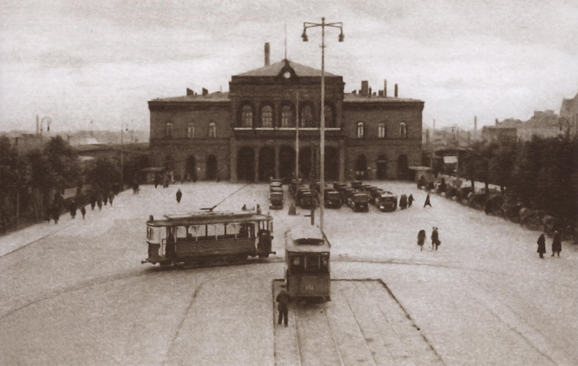 (1919-1939) Dworzec Główny Kolei.