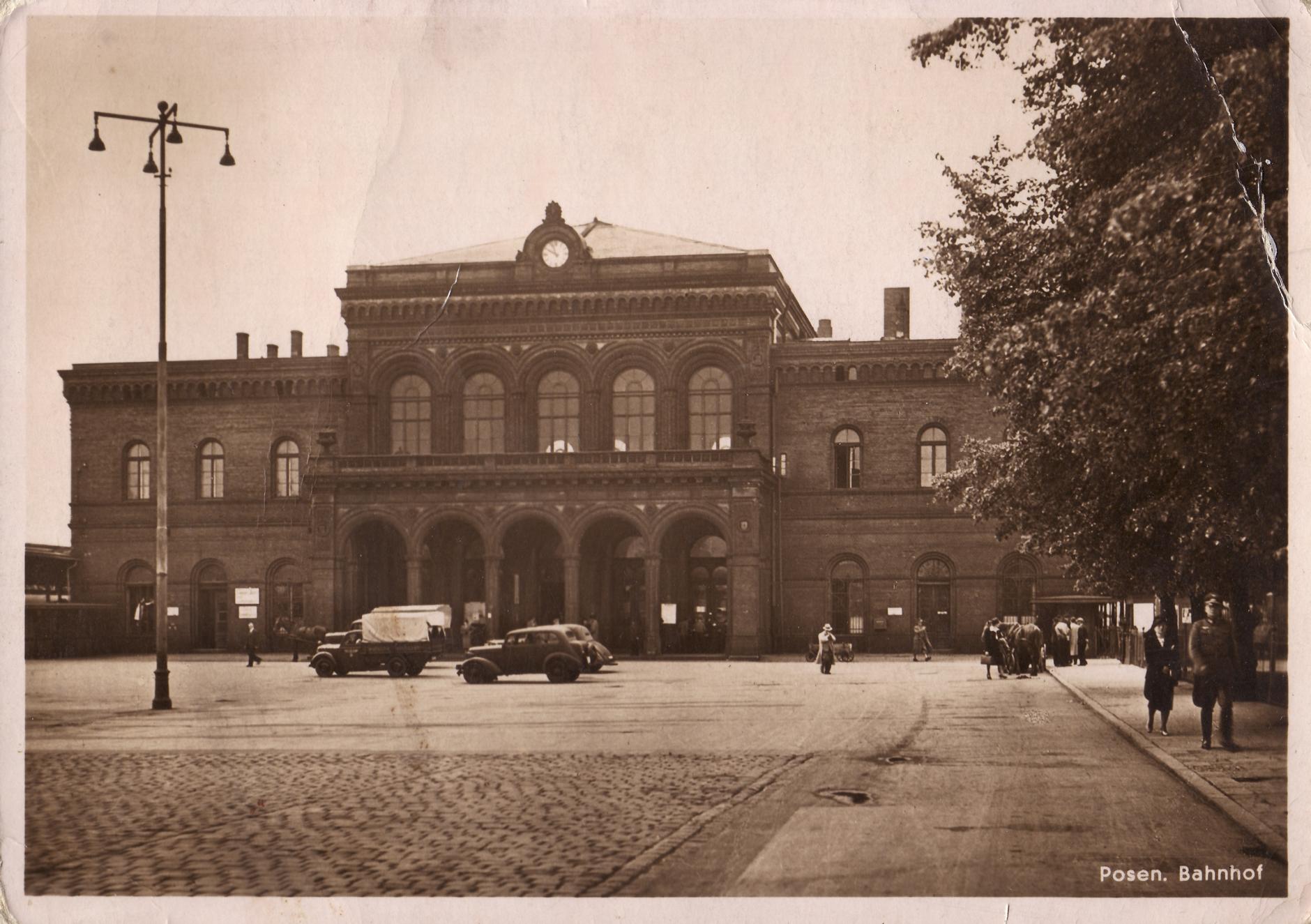 (1939-1945) Dworzec Główny Kolei.