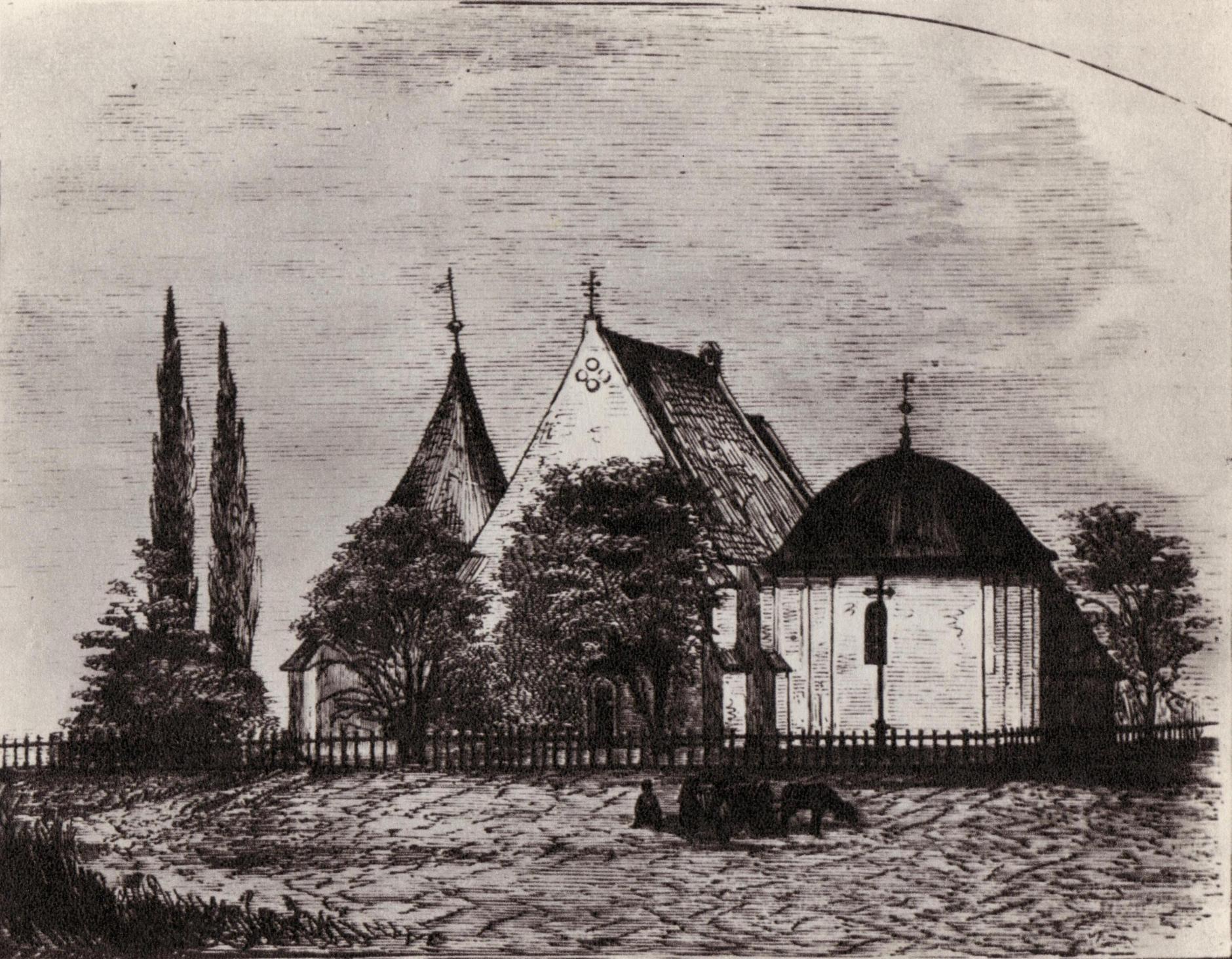 (1866-1876) Kościół św. Jana od zachodu