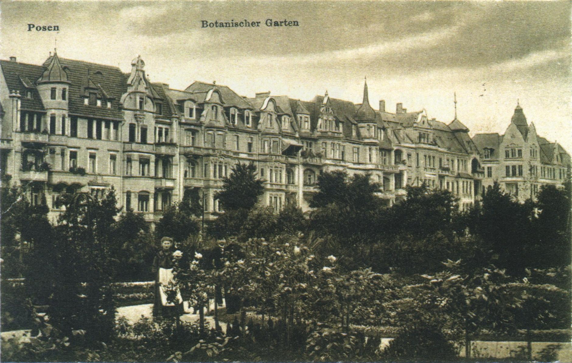 (1902-1912) Ogród Botaniczny (park Wilsona) i zabudowania ulicy Nowoogrodowej (J. Matejki).