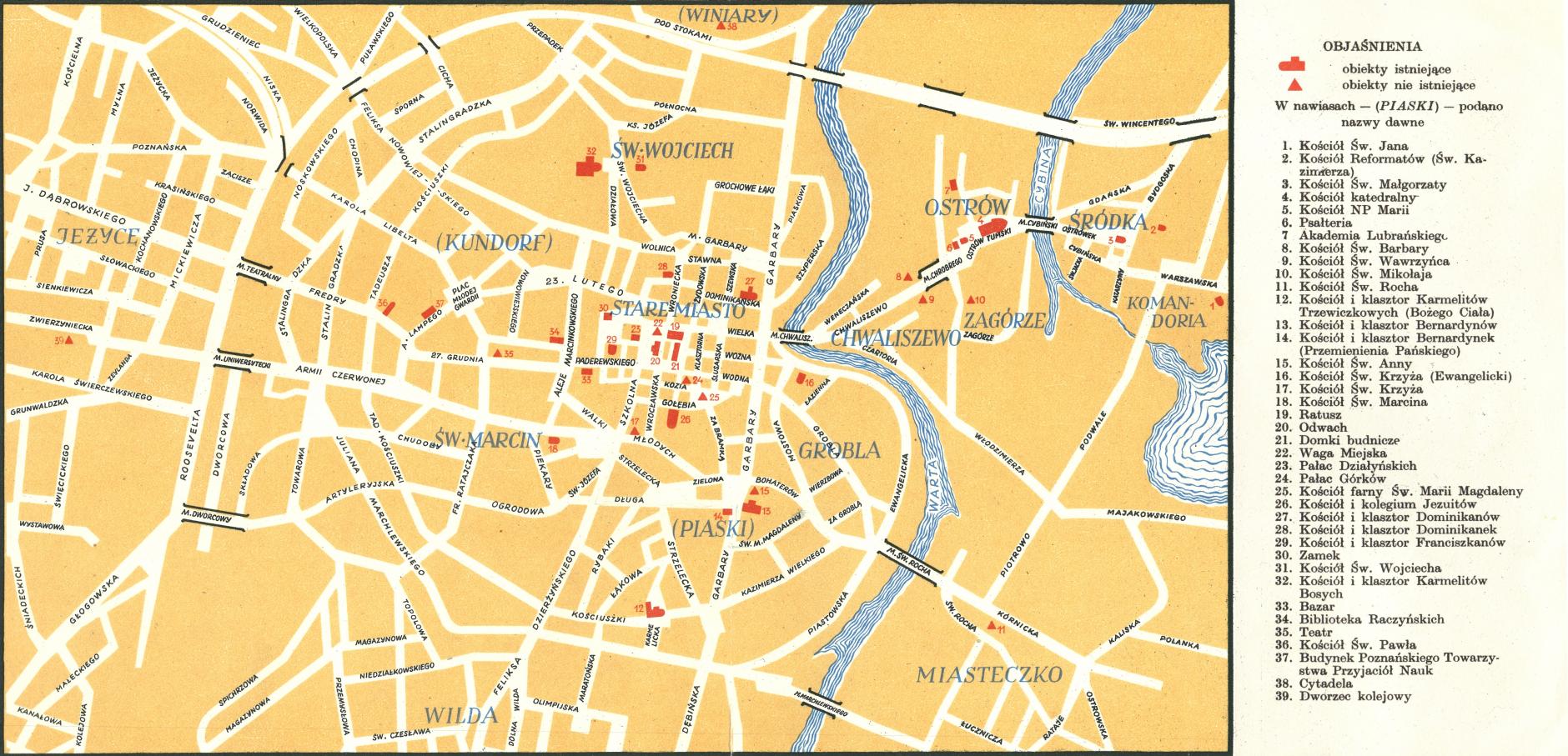 (1957) Plan Poznania.