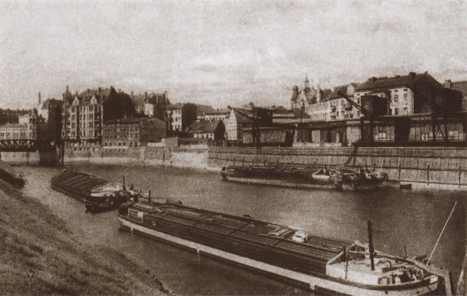 (1900-1910) Port na Warcie.