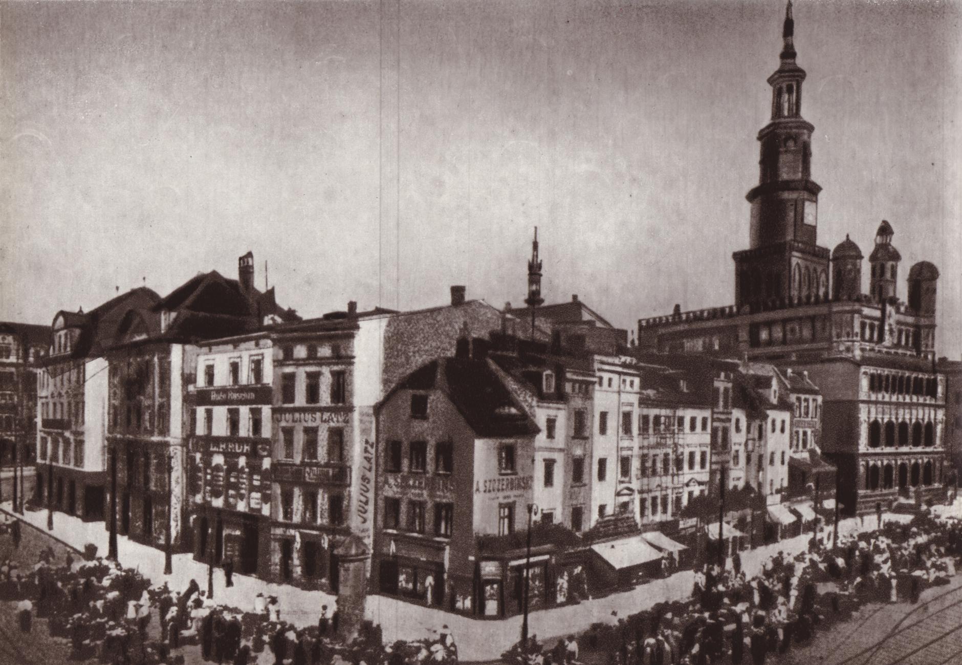 (1908-1918) Stary Rynek. Widok od ul. Świętosławskiej.