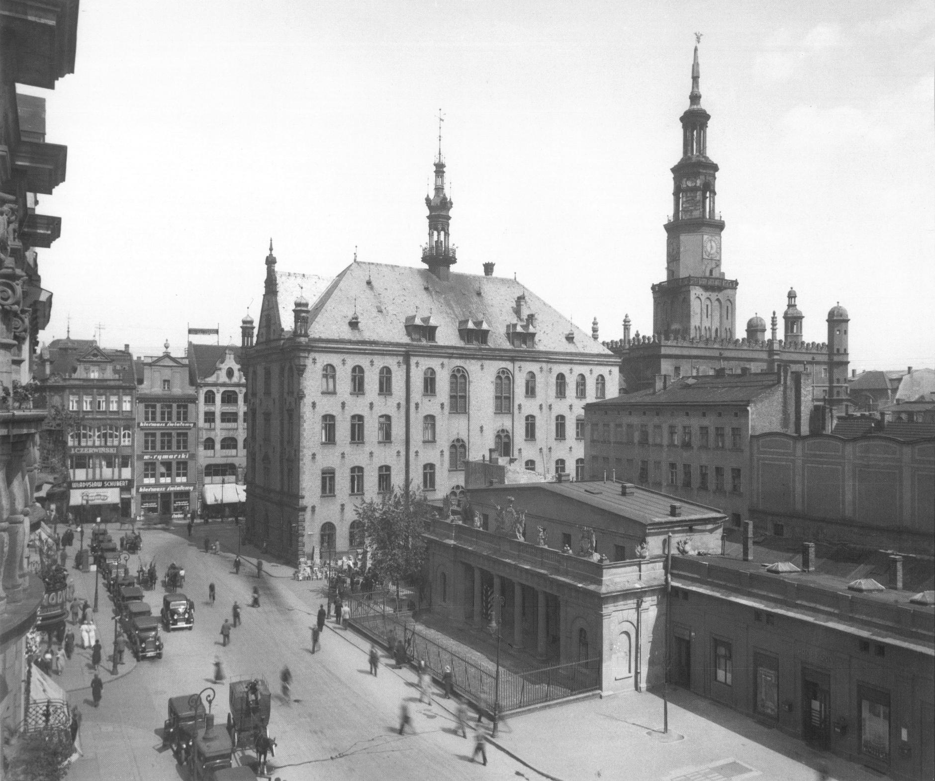 (1934) Stary Rynek. Odwach oraz Stary i Nowy Ratusz.