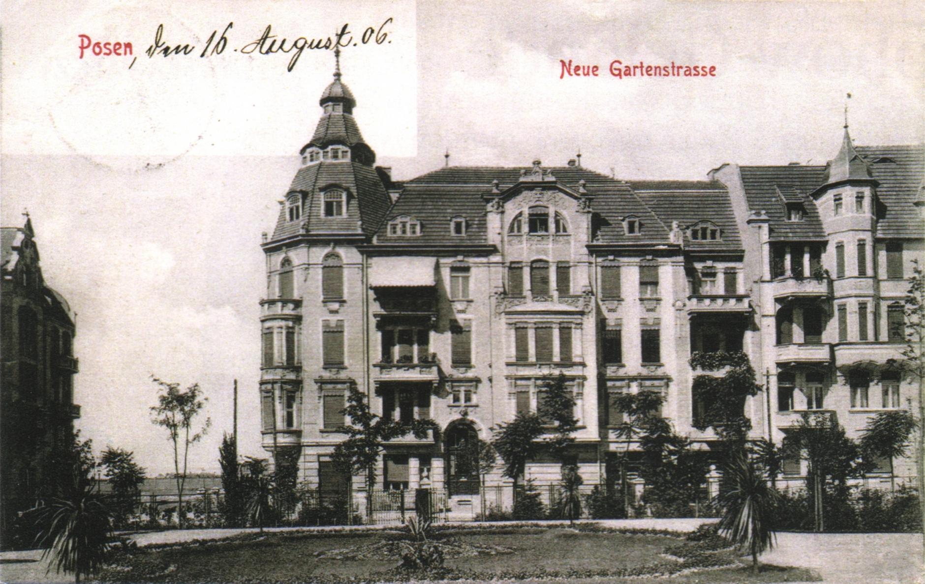 (1906) Ulica Nowoogrodowa (J. Matejki) nr 56.