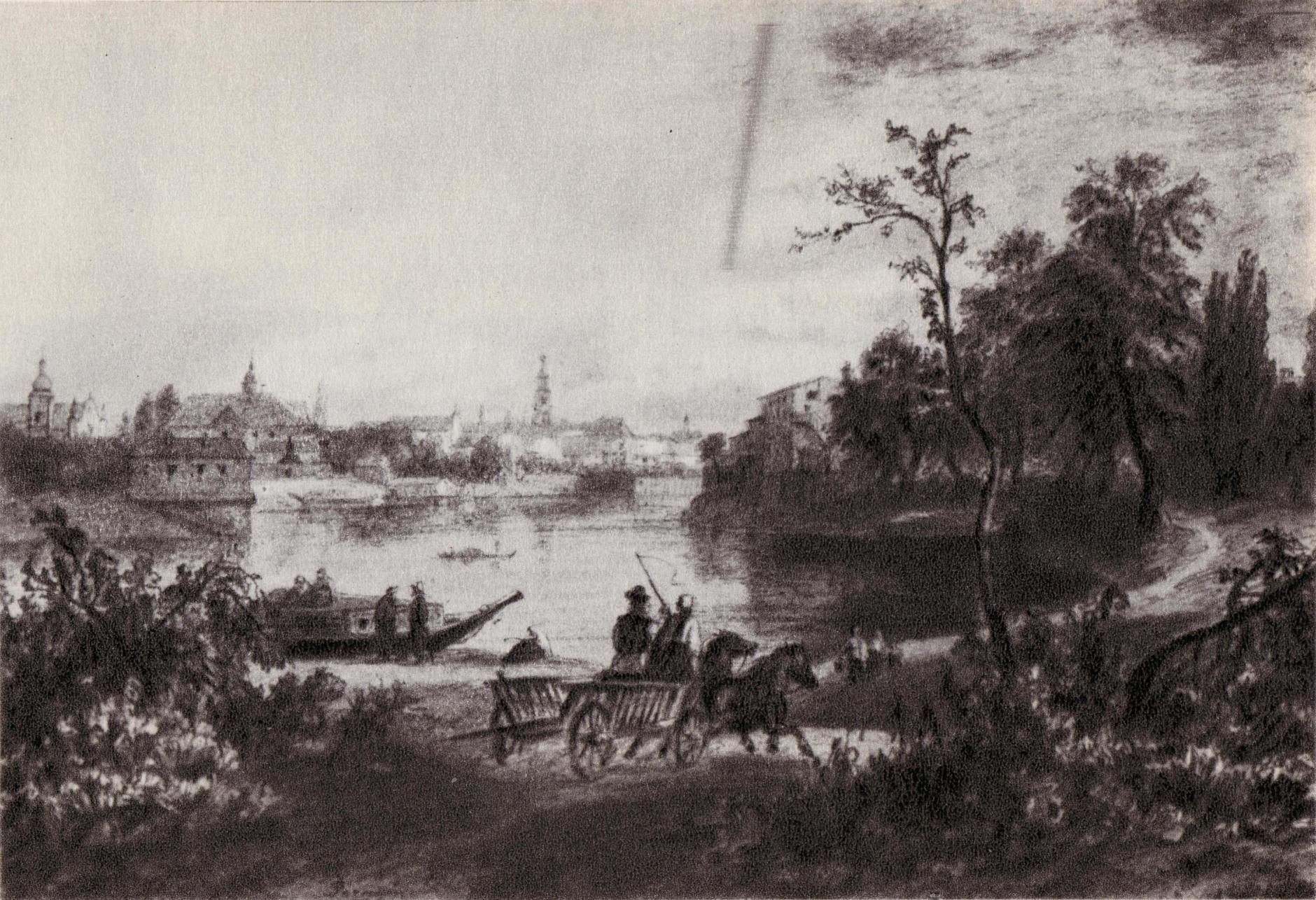 (1862) Widok Poznania od południa