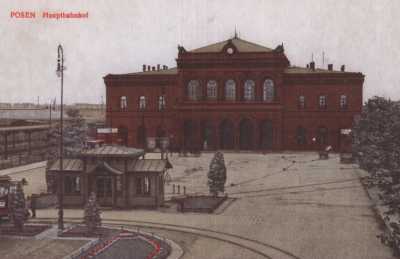 (1901-1918) Dworzec Główny Kolei.