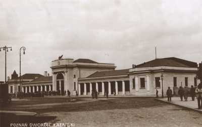 (1929-1939) Dworzec Łazarski (Zachodni).