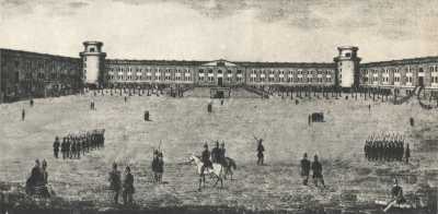 (1845-1855) Widok fortu na Winiarach od południa.