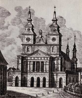 (1835) Katedra od południowego-zachodu