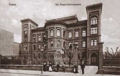 (1906) Królewska Wyższa Szkoła Realna Bergera przy ul. Strzeleckiej.