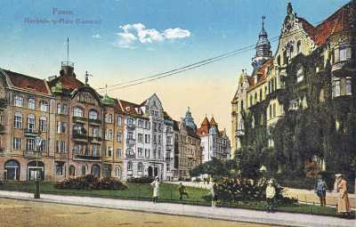 (1908-1918) Plac Hardenberga (S. Wyspiańskiego).