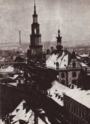 (1927) Widok Starego Rynku z Zamku Przemysła.